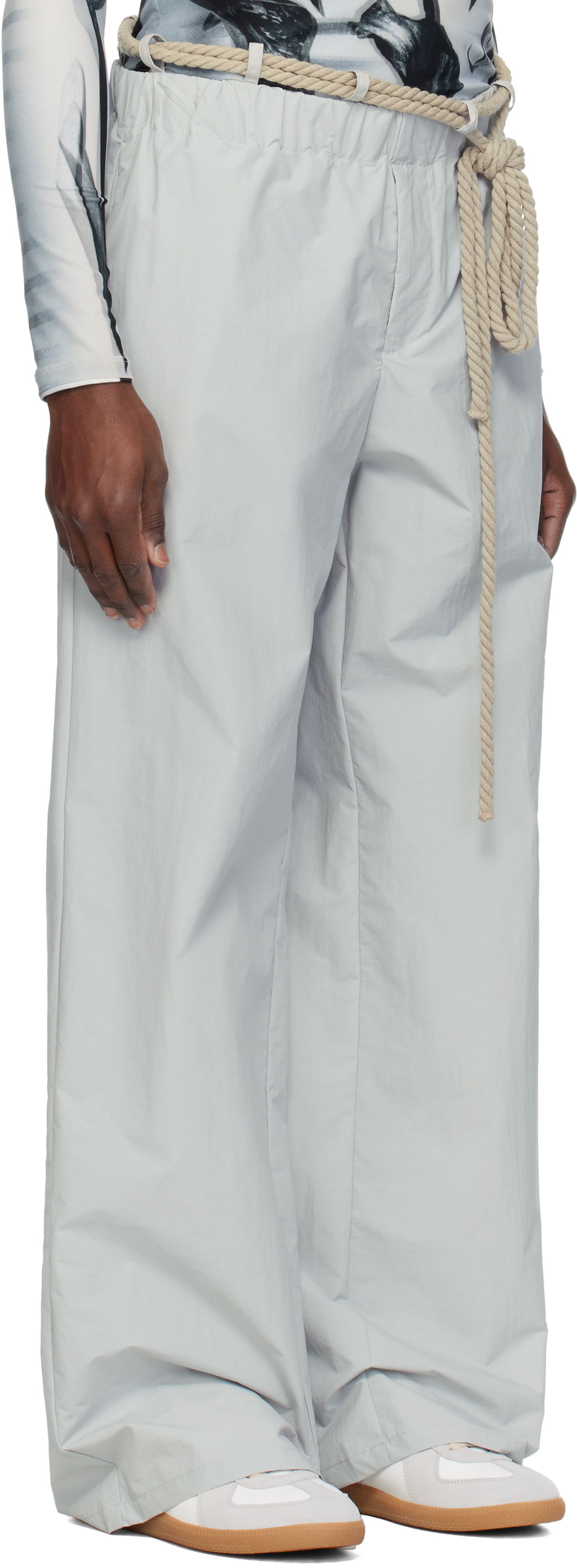 Hlače Serapis Rope Track Pants Siva | SS25_ROP_1, 1