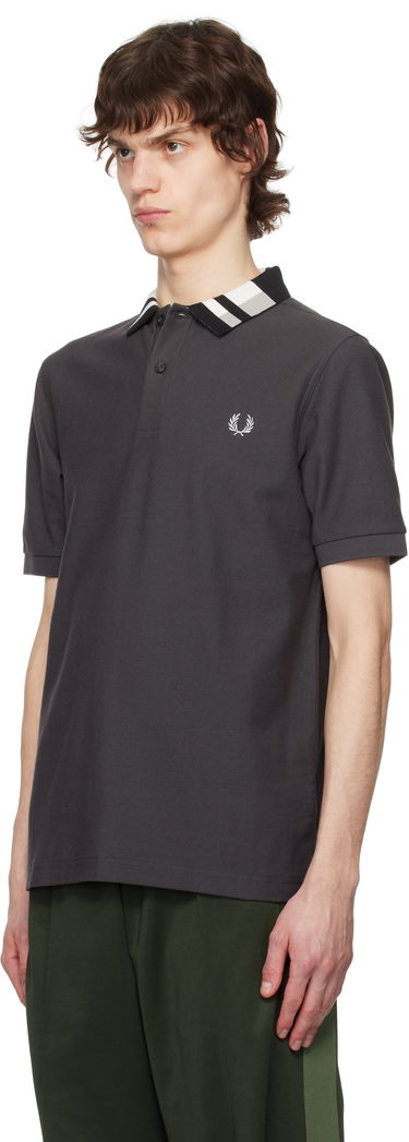 Polo majica Fred Perry Fred Perry Chequerboard Collar Polo Siva | M8688, 3