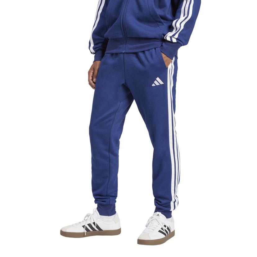 Trenirka adidas Performance 3-Stripes Fleece Track Pants Modra | JD1859