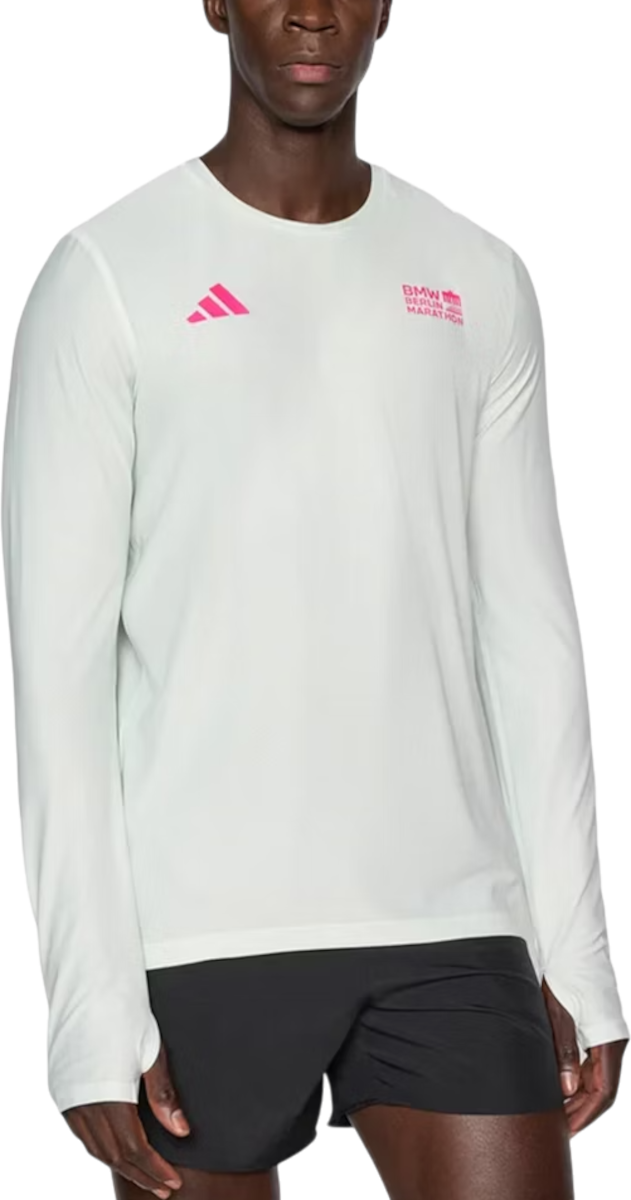 Majica adidas Originals adidas BMW Berlin Marathon 2025 Long Sleeve T-Shirt Bela | jz6369