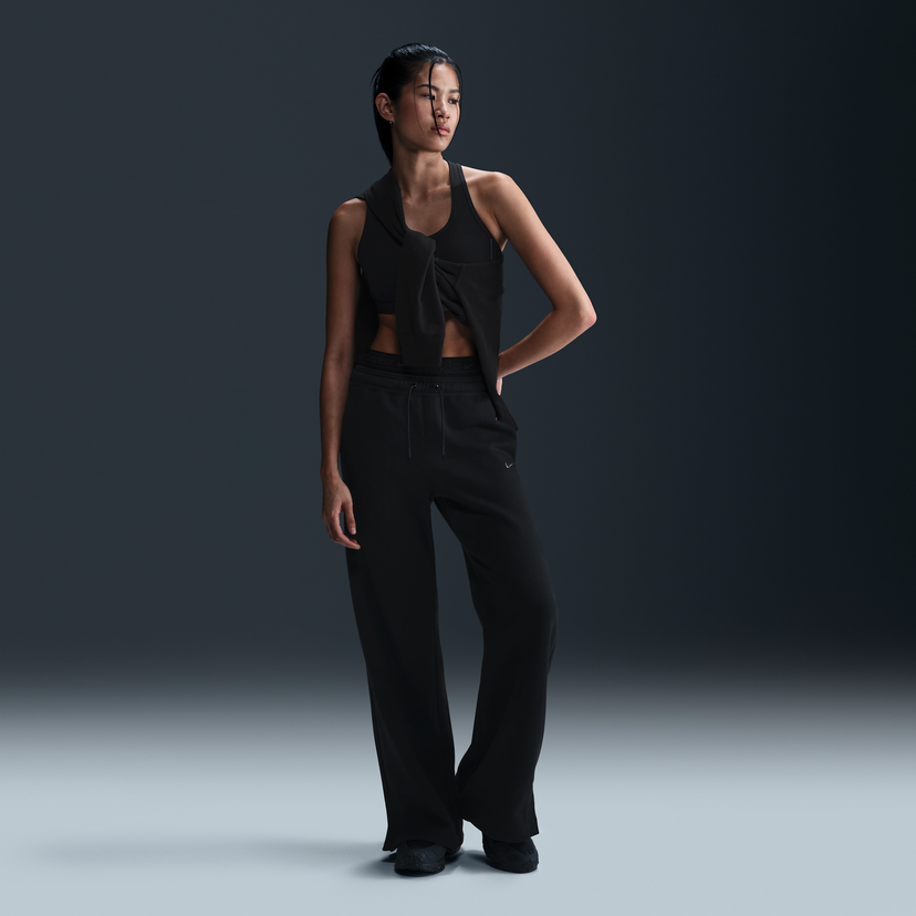 Trenirka Nike Nike Sportswear Phoenix Fleece High-Waisted Pants Črna | HV6522-010