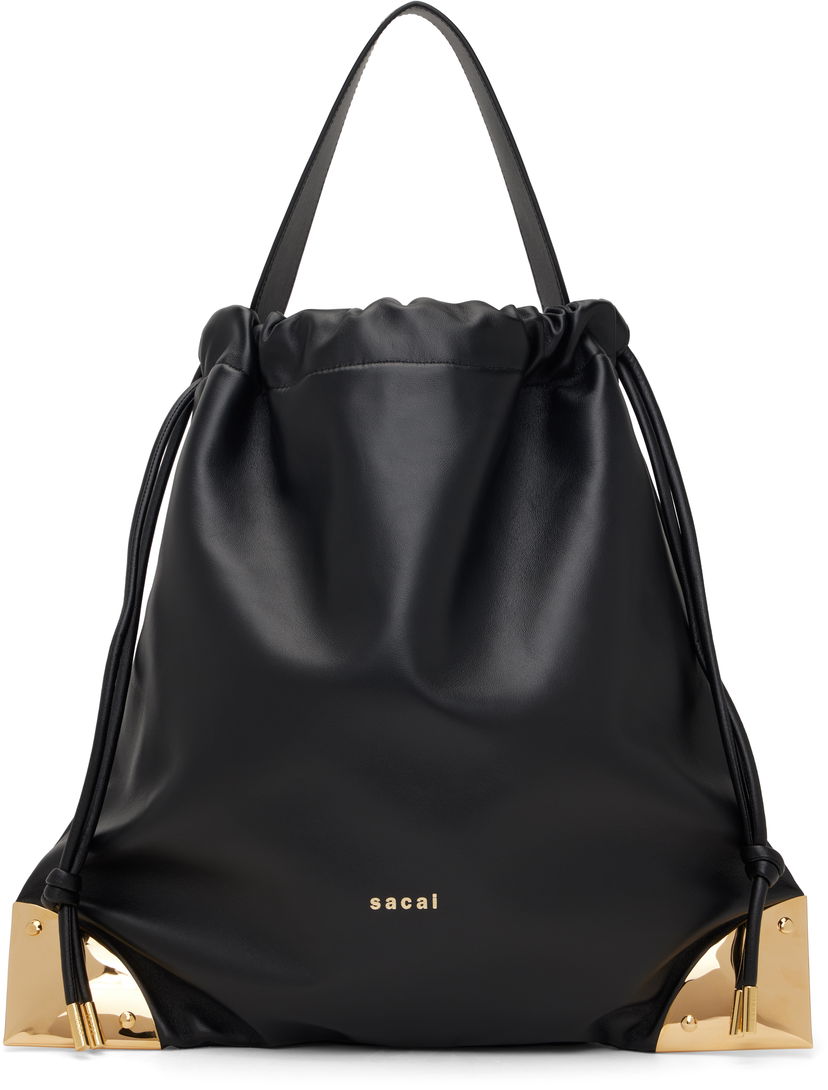 Torbica sacai Drawstring Bag Črna | S127-01