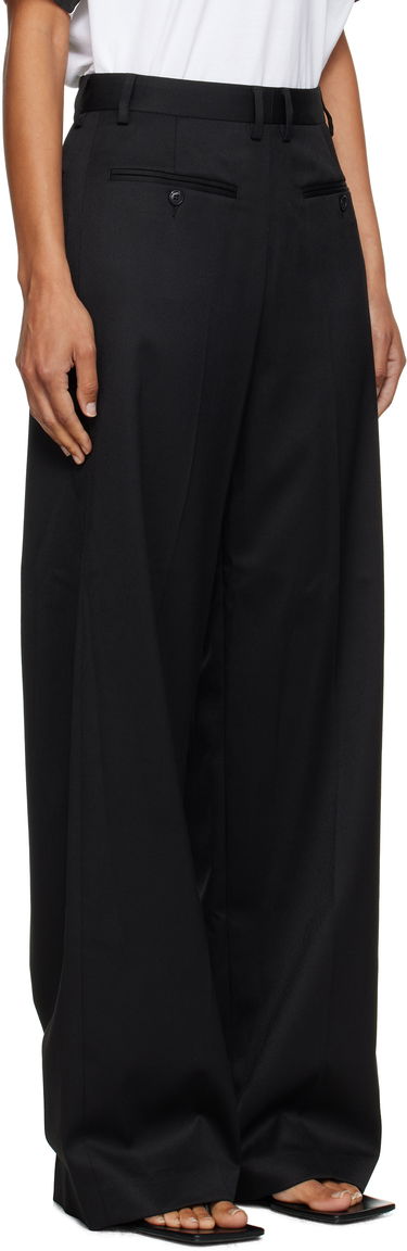 Hlače Maison Margiela MM6 Maison Margiela Tailored Wide-Leg Trousers Siva | S52KA0538 S47848, 4