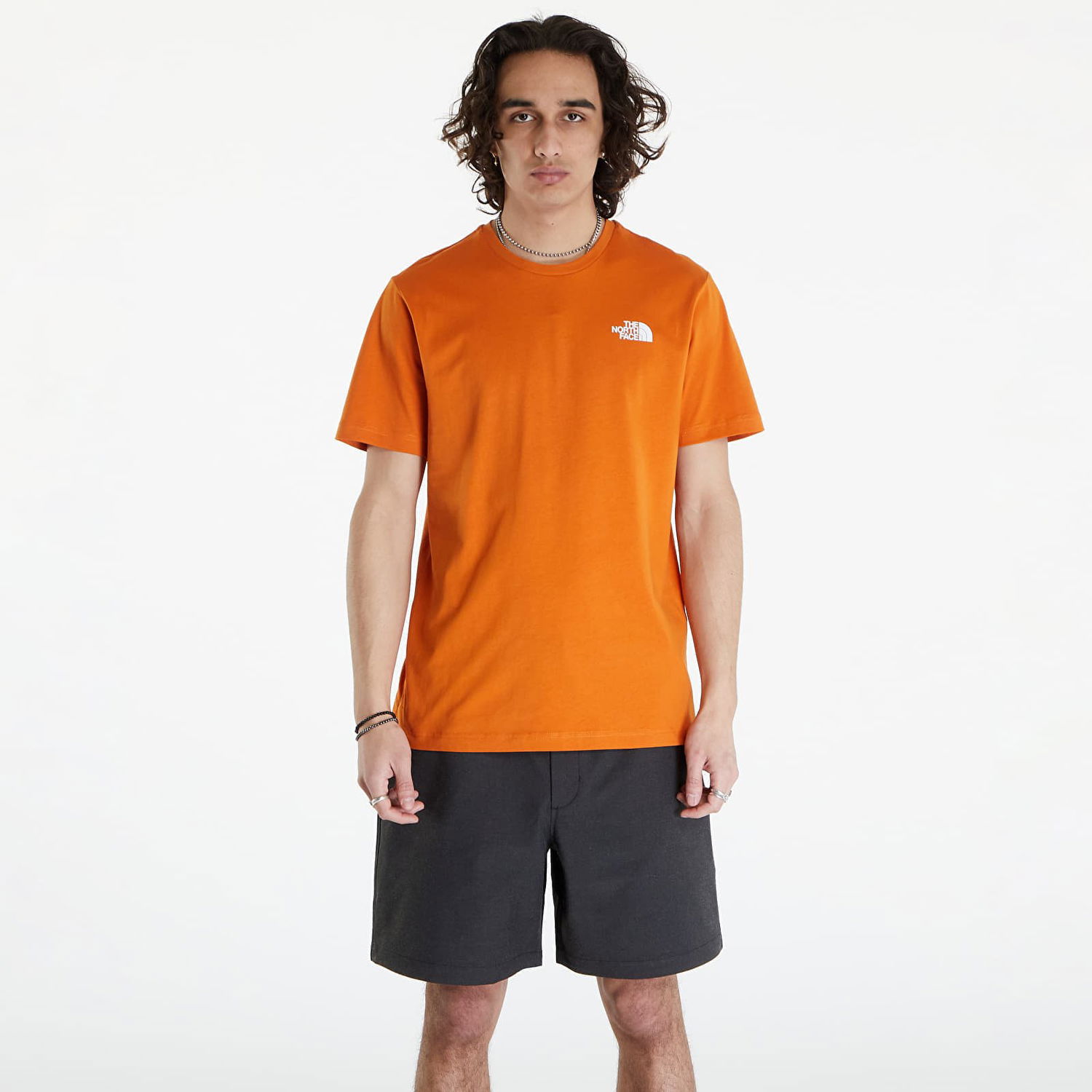 Majica The North Face S/S Redbox Tee Desert Rust Oranžna | NF0A87NPPCO1, 0