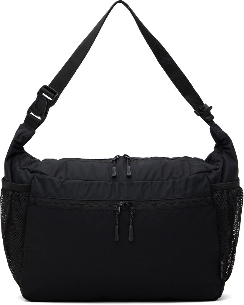 Torba za čez ramo Snow Peak Snow Peak Everyday Use Middle Shoulder Bag Črna | AC-25SU403