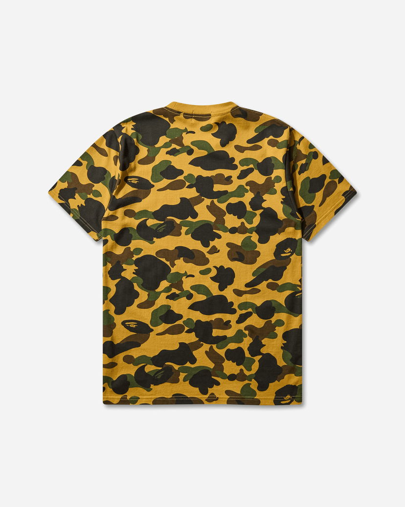Majica BAPE 1st Camo College T-Shirt Rumena | 1L80109008 YELLOW