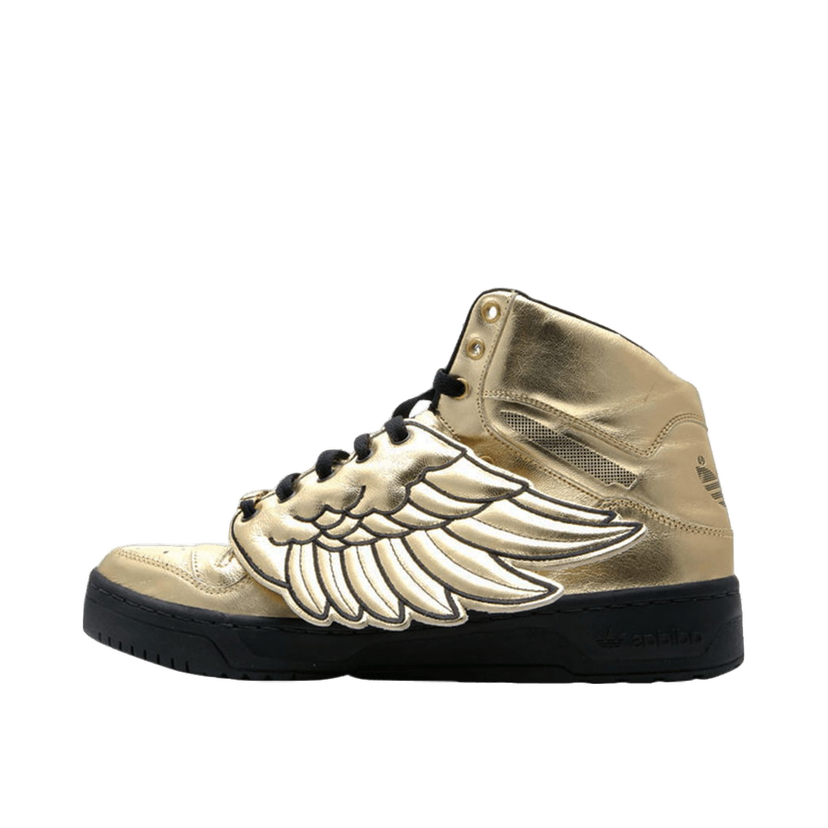 Superge in čevlji adidas Originals JS Wings 1.0 Jeremy Scott Metallic Gold Kovinski | G04653