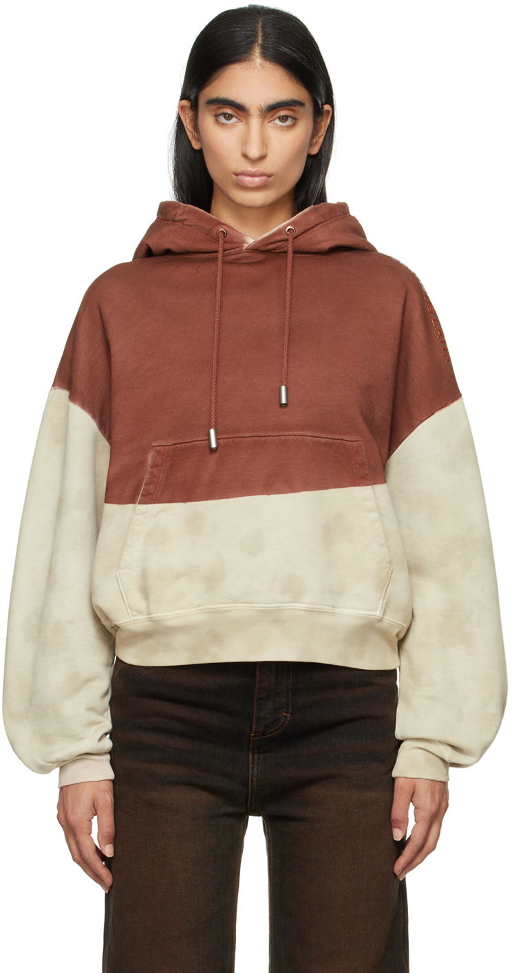 Pulover Eckhaus Latta Boxy Hoodie Rdeča | 251-EL-PF24-M -