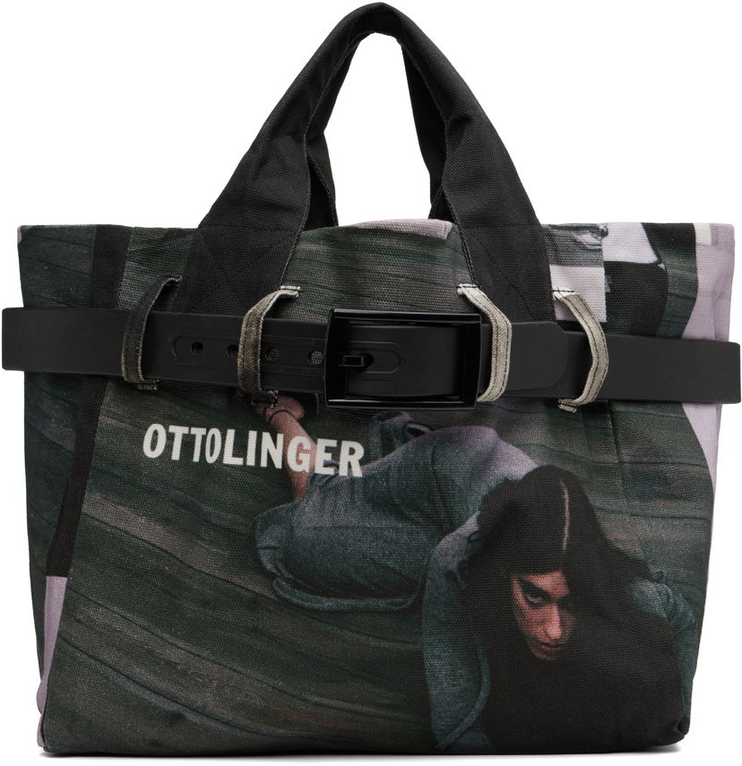Tote bag Ottolinger Ottolinger Maxi Belted Tote Črna | 126-902328-01