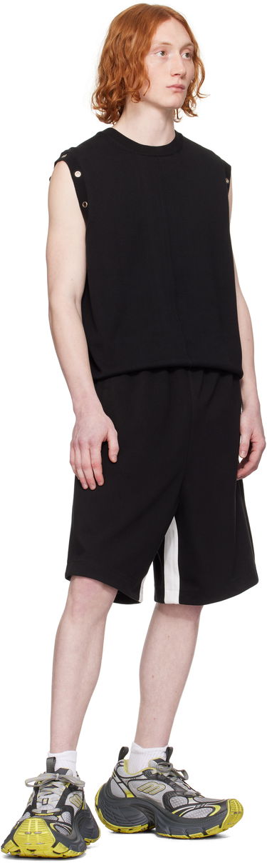 Kratke hlače We11done We11done Contrast Track Shorts Črna | WD-TA0-25-719-U-BK, 3