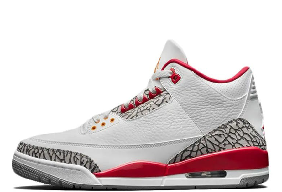 Superge in čevlji Jordan Air Jordan 3 "Cardinal Red" Bela | CT8532-126, 1