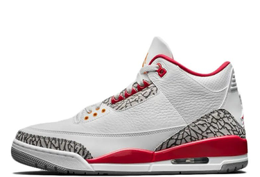 Superge in čevlji Jordan Air Jordan 3 "Cardinal Red" Bela | CT8532-126, 1