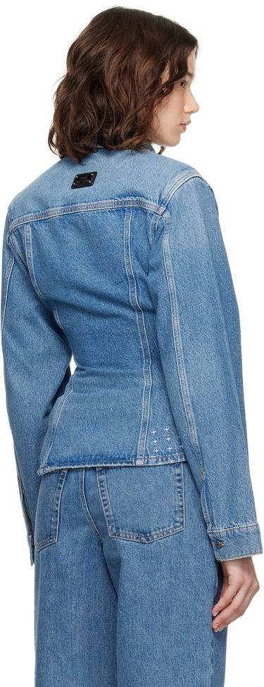 Jakna Ksubi Cinched Crop Tru Vintage Denim Jacket Modra | WPF25JK005, 2