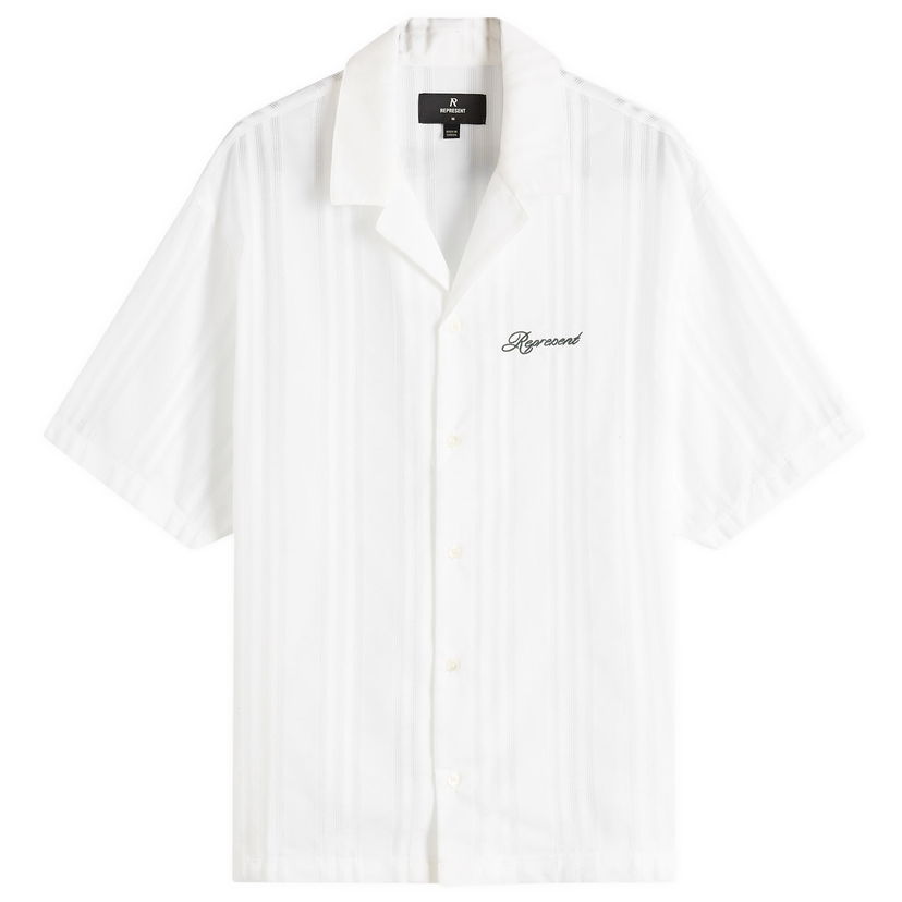Srajce Represent Clo Embroidered Bowling Shirt Bela | MLM2967-31
