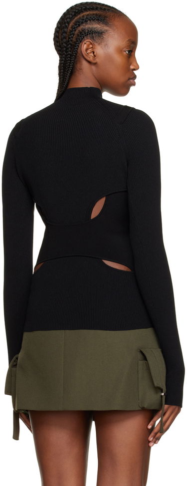 Pleteni pulover Dion Lee Dion Lee Interlink Turtleneck Top Črna | C7151R23, 2