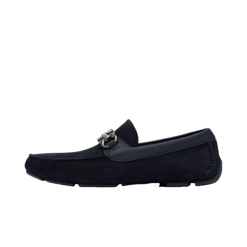 Superge in čevlji FERRAGAMO Salvatore Ferragamo Gancini Ornament Driver Loafers Mornarica | 786963