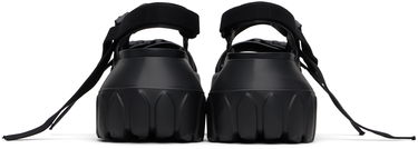 Nega čevljev Rick Owens Rick Owens Hollywood Mega Tractor Heeled Sandals Črna | RP01E7866 LOO, 1