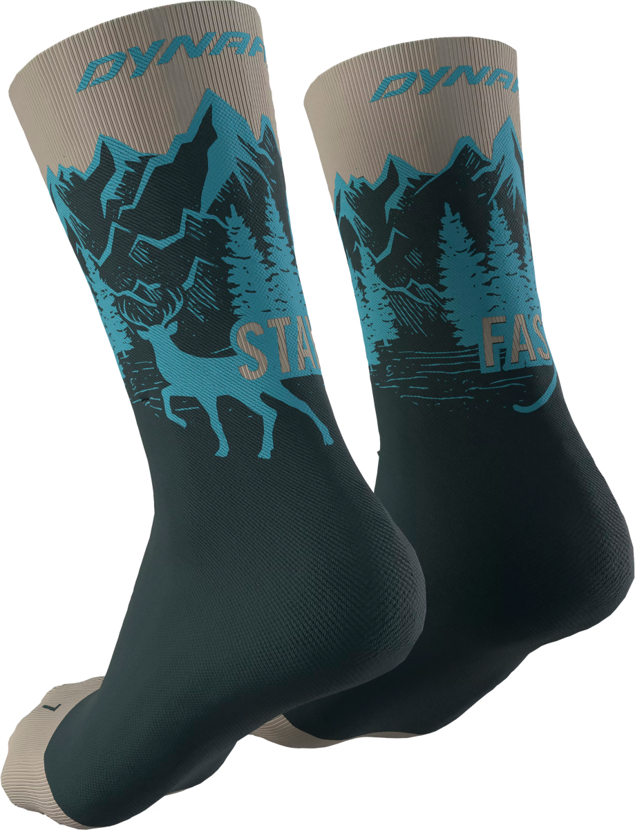 Nogavice Dynafit FAST Socks Zelena | 08-0000071526-5261, 1