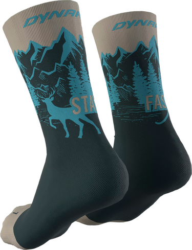 Nogavice Dynafit FAST Socks Zelena | 08-0000071526-5261, 1