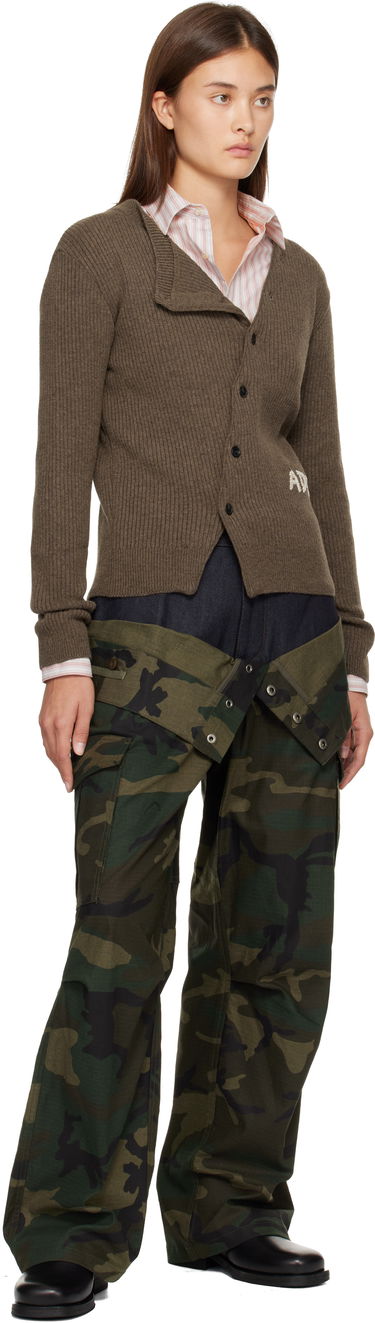 Pleteni pulover Andersson Bell Hand Stitched Basic Cardigan Rjava | atb1400w, 3