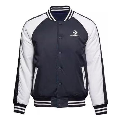 Bomber jakna Converse Reversible Baseball Jacket Mornarica | 10016831-A01