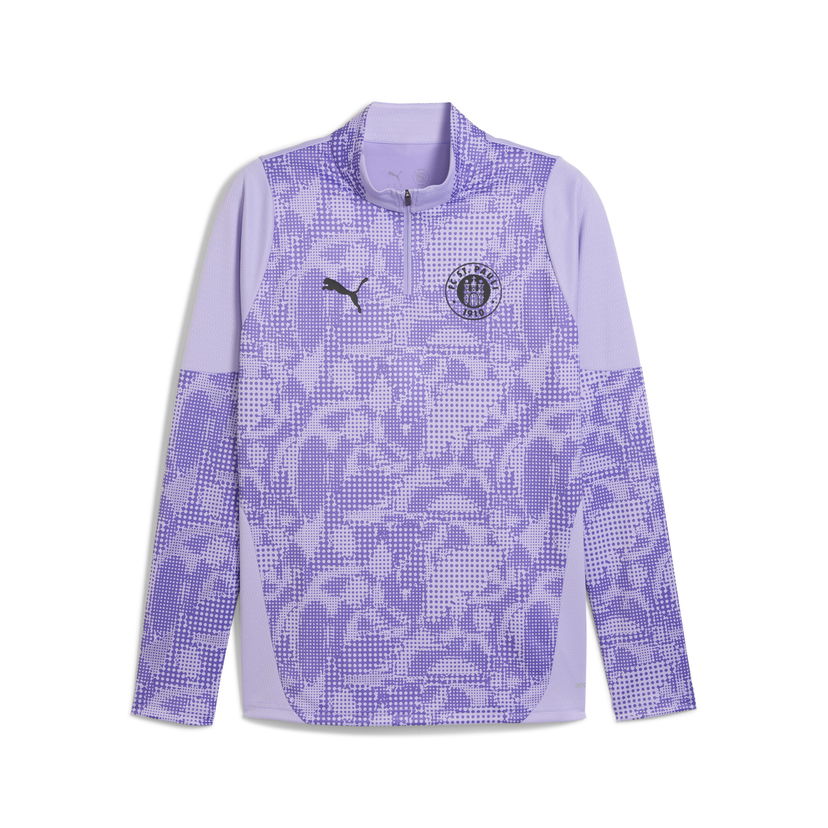 Pulover Puma FC St. Pauli Men's Training Quarter-Zip Lila | 783578_10