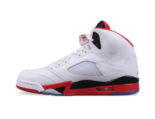 Superge in čevlji Jordan Air Jordan 5 Retro "Fire Red" 2013 Bela | 136027 120