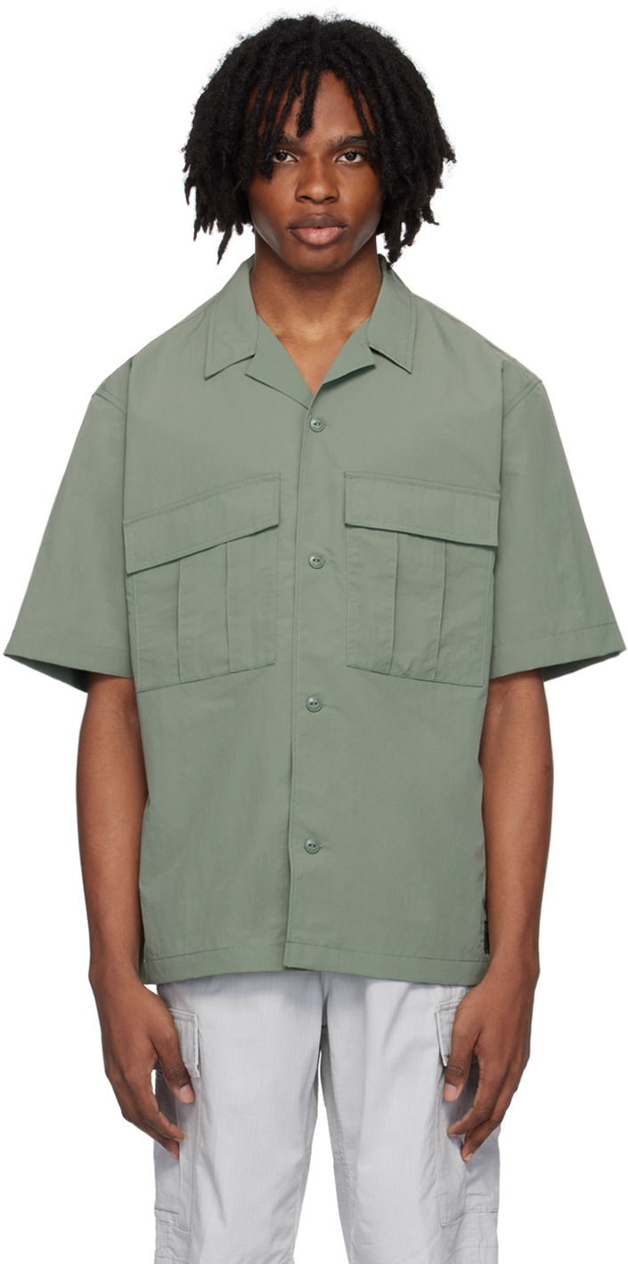 Srajce Carhartt WIP Short Sleeve Camp Collar Shirt Zelena | I033022