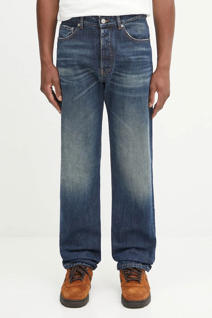 Kavbojke Maison Margiela MM6 Maison Margiela Loose Fit Jeans Modra | SH2LA0037.S30844.964