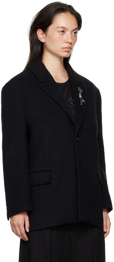 Jakna Blumarine Blumarine Bijoux Pin Blazer Črna | A422S083A, 1