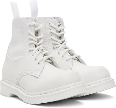 Superge in čevlji Maison Margiela MM6 Maison Margiela x Dr. Martens Edition 1460 Twist Boots Bela | S66WU0128 P7006, 3