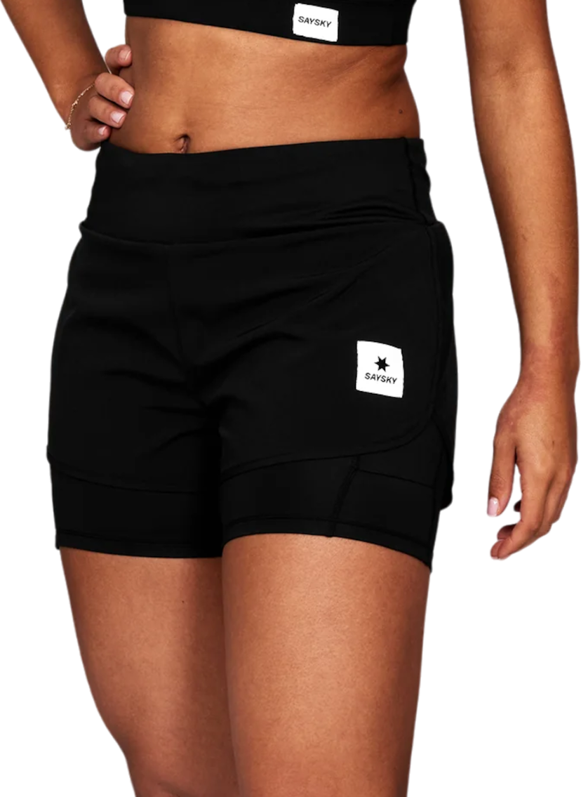 Kratke hlače Saysky Saysky Pace 2 in 1 Running Shorts Črna | xwrsh23c901