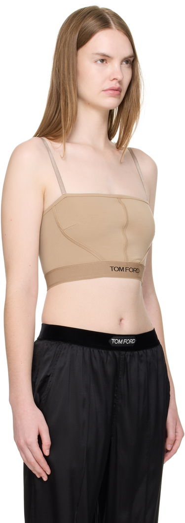 Majica brez rokavov Tom Ford Tom Ford Signature Camisole Bež | TSJ472-JEX166, 1