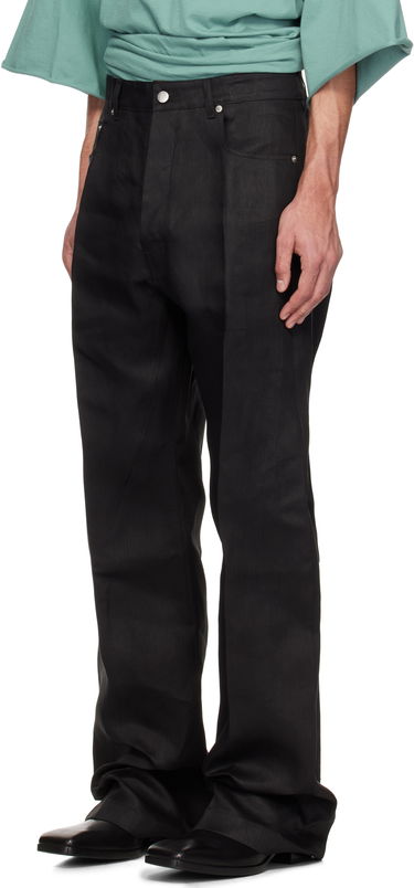 Hlače Rick Owens Rick Owens Hollywood Geth Trousers Črna | RU01E5333 TWL, 3