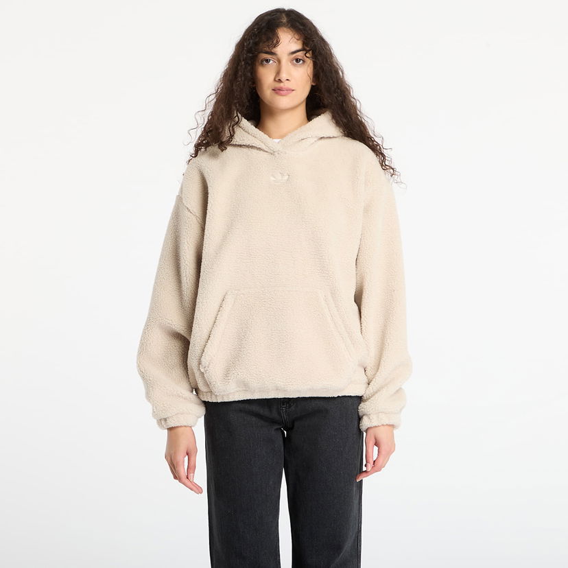 Pulover adidas Originals Essentials Teddy Hoodie Bež | JW6061
