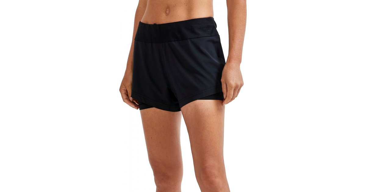 Kratke hlače Craft Women's Running Shorts With Built-in Tights Črna | 1910722-999000, 1