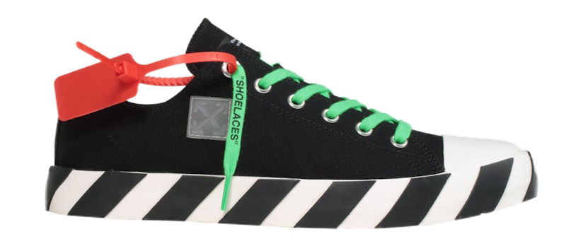 Superge in čevlji Off-White Vulc Low Top Black FW19 Črna | OMIA028E19D330021000, 0