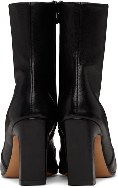 Superge in čevlji Khaite Khaite Nevada Stretch High Heel Boots Črna | F1067-836, 1