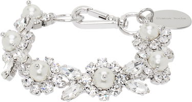 Zapestnica Simone Rocha Simone Rocha Pearl & Crystal Daisy Floret Bracelet Kovinski | BRC80 0906, 0