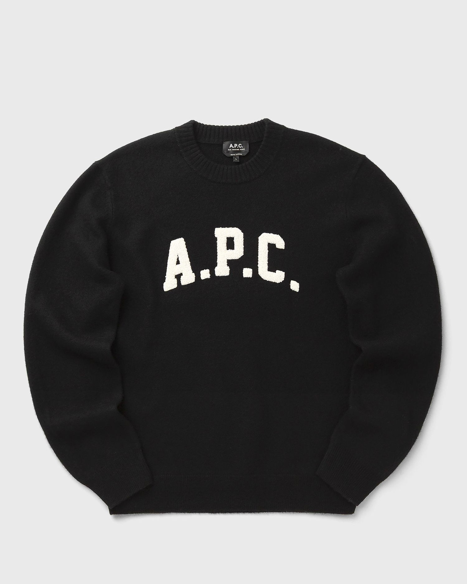 Pleteni pulover A.P.C. A.P.C. Jay Pullover Sweater Črna | WVBDK-H23458-LZZ, 0
