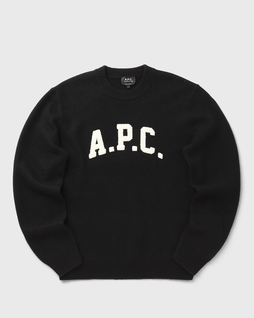 Pleteni pulover A.P.C. A.P.C. Jay Pullover Sweater Črna | WVBDK-H23458-LZZ
