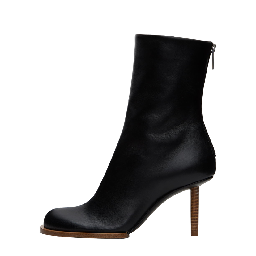 Superge in čevlji Jacquemus Le Chouchou 'Les Bottines Rond Carré' Boots "Black" Črna | 23H233FO116-3073