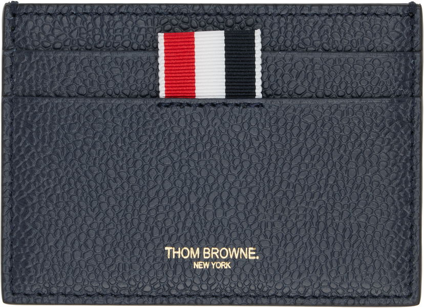 Denarnica Thom Browne Thom Browne 4-Bar Stripe Card Holder Mornarica | UAW075A-00198