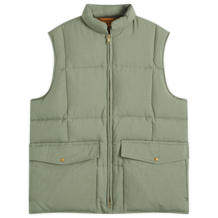 Telovnik BEAMS Beams Plus Nylon Oxford Down Vest, Size Large Zelena | 3806-0112-139-67