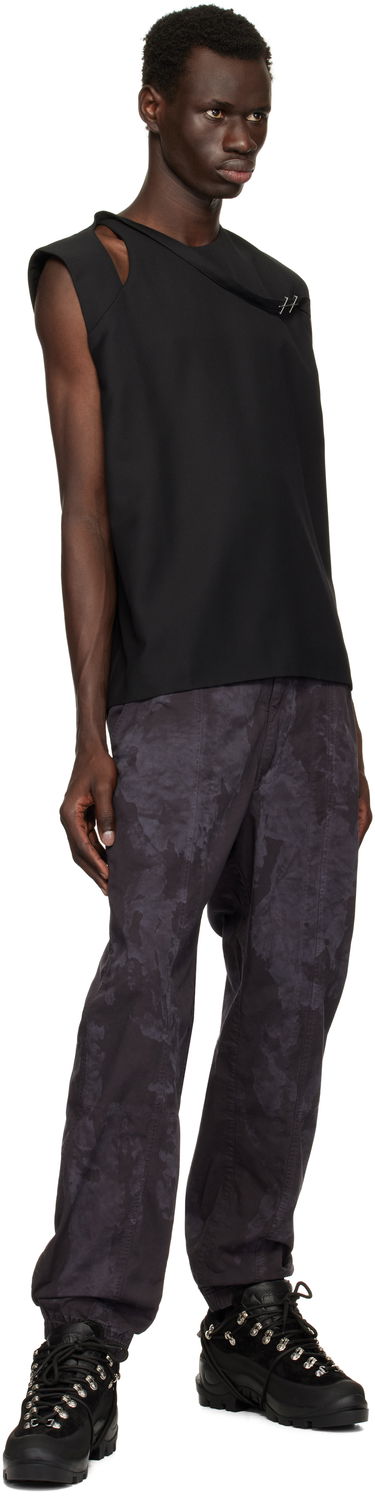 Cargo hlače Stone Island Stone Island Broken Twill 'OLD' Effect Cargo Pants Črna | K1S15 3100007 S0B78, 4