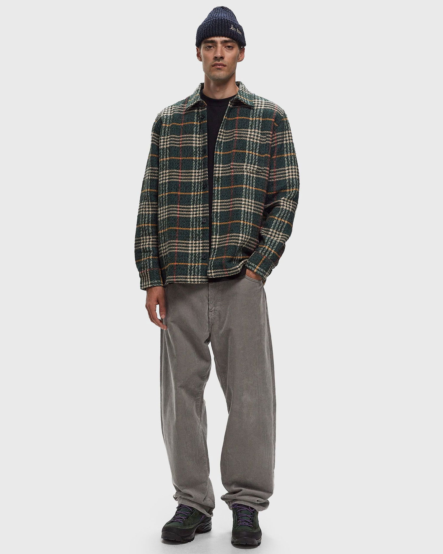 Srajce Les Deux Kaleb Check Overshirt Zelena | LDM640097-546215, 1