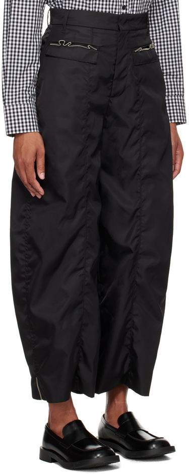 Cargo hlače ADER ERROR Elva Baggy Nylon Trousers Črna | BN01SSSA0203BK, 4