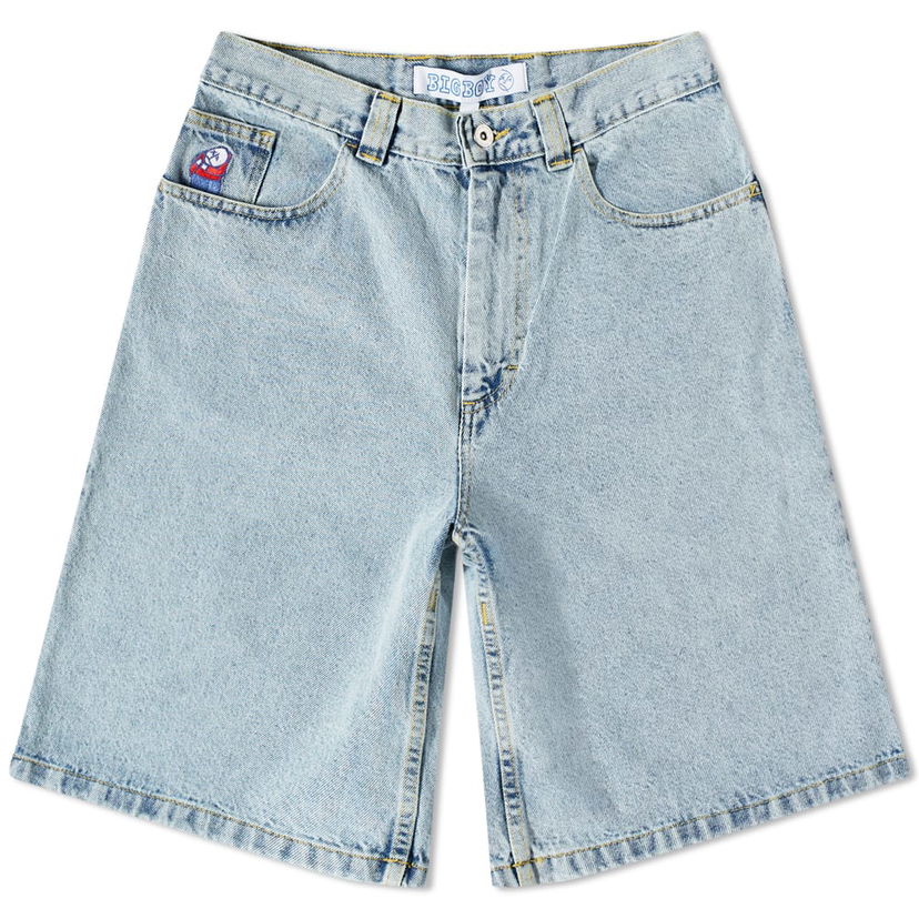 Kratke hlače Polar Skate Co. Polar Skate Co. Big Boy Denim Shorts Modra | PSC-CO-BIGBOYSHORT-LBLU