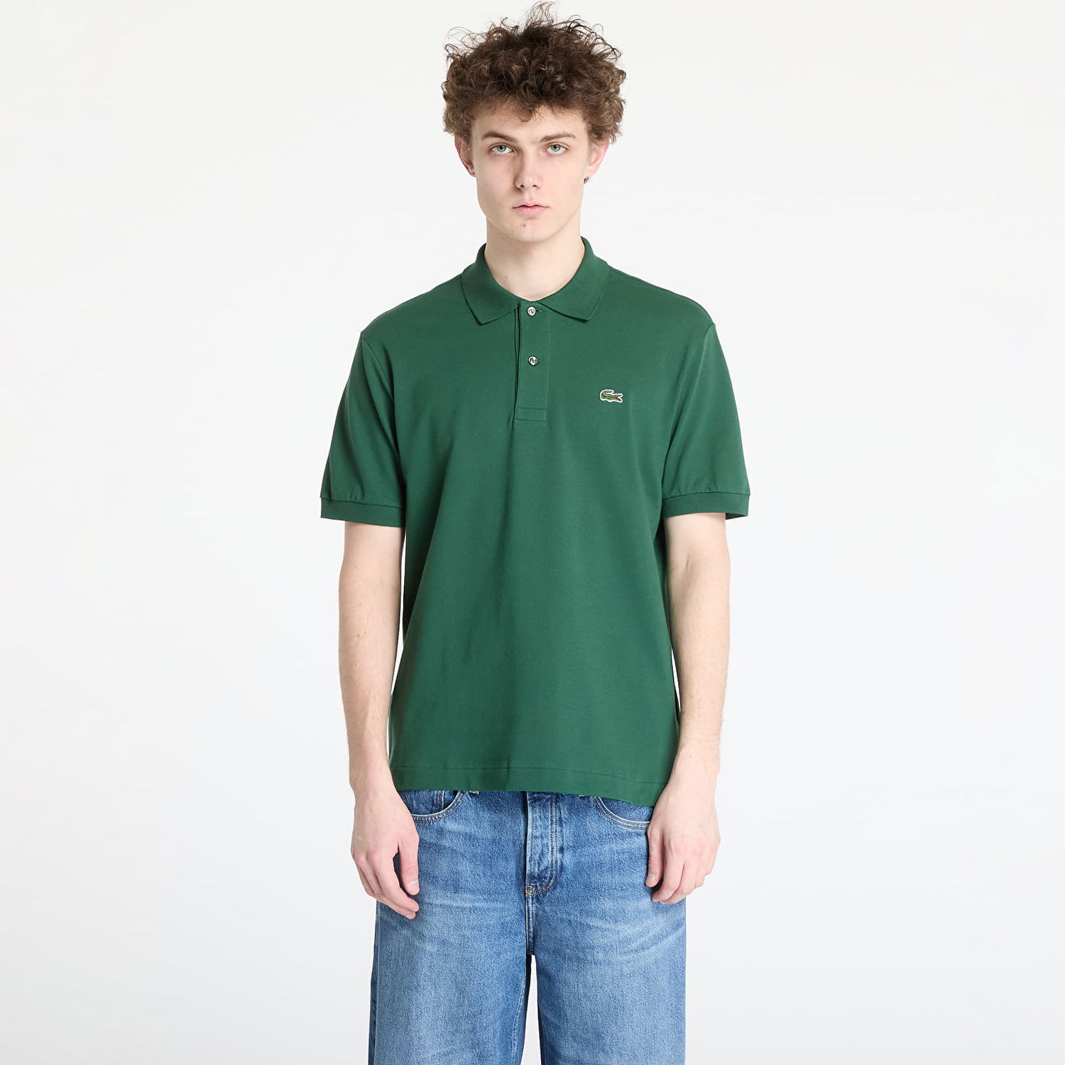 Polo majica Lacoste Lacoste Light Pique Polo Shirt Zelena | PH9851 132, 0