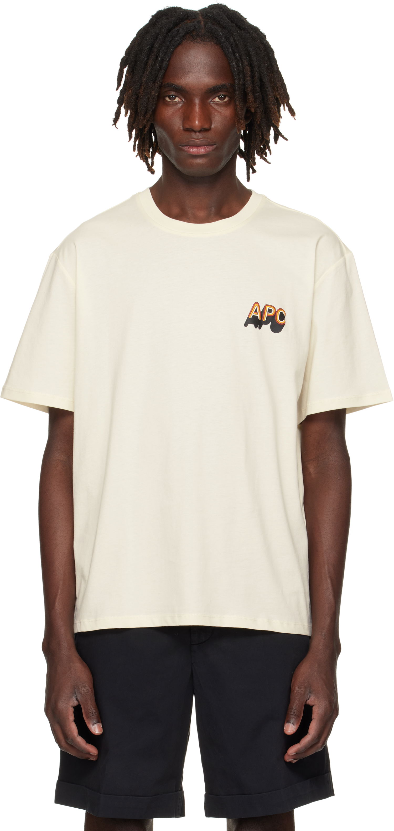 Majica A.P.C. A.P.C. 70's H T-Shirt Bež | COHBM-H26535, 0